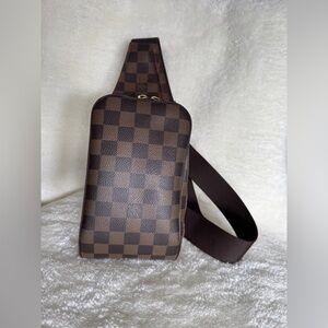 LOUIS VUITTON Damier Ebene Geronimo Body Bag
